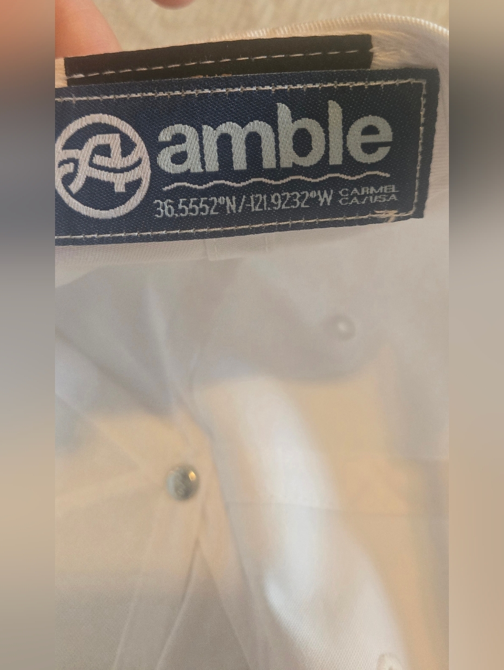 White Rope-Trim Cap - - Picture 4 of 5